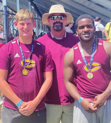 Crane takes gold in discus