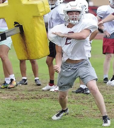 Clinton football holds first day of spring practice