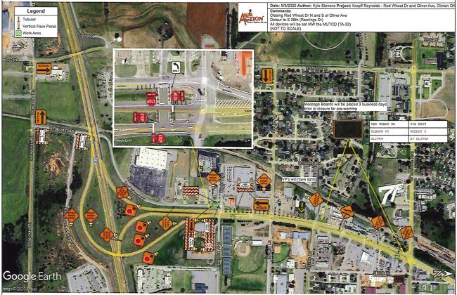 A revised set of plans have been released for the impending sewer manhole construction taking place on Red Wheat Drive with the formation of access points created running east and west across Gary Boulevard. CDN | Courtesy photo