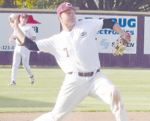Clinton summer baseball splits two games