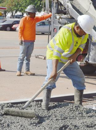 Foundation poured