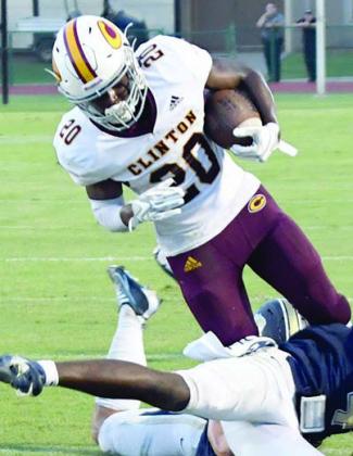 Hurdling over a defender