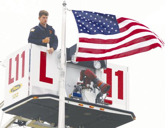 Letting the flag fly