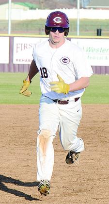 Taking care of buisness on both sides of the diamond