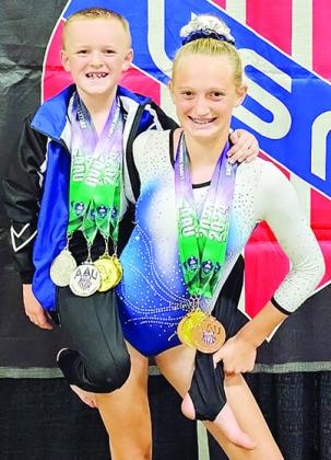 Local siblings participate in Junior Olympics