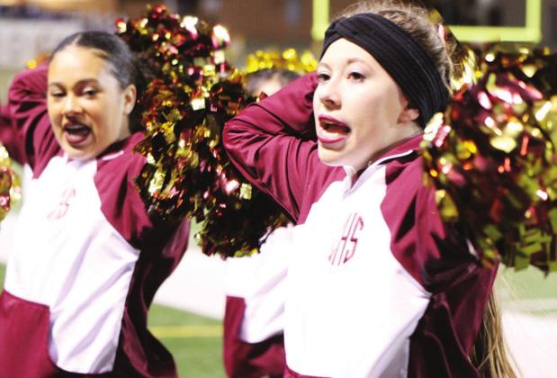 Cheering on the Red Tornadoes