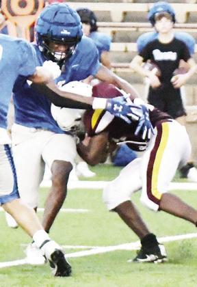 Red Tornadoes play host for scrimmage