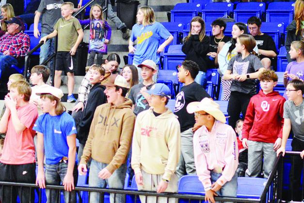 Cheering on the A-B Indians