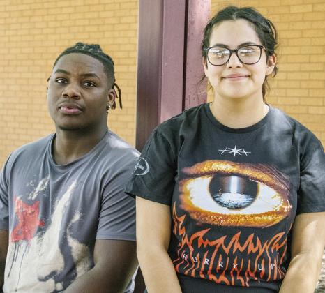Zaedon Collins and Isabel Flores