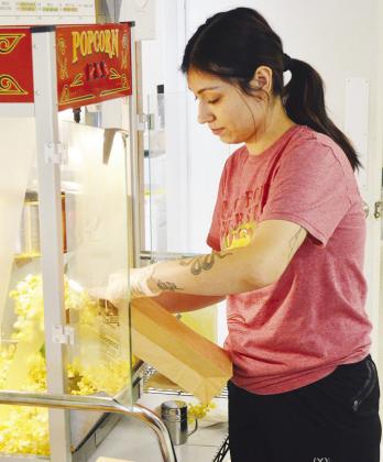 Fresh popcorn