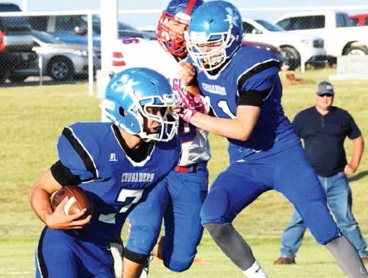 Local eight-man football teams back in action tonight