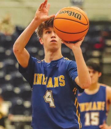 Griffith scores 1,000th career point, Arapaho-Butler Indians roll Canute