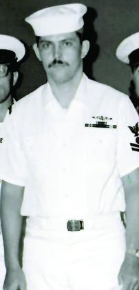 Larry Lady receives the Navy Good Conduct Medal in Charleston, S.C. CDN | Courtesy photo