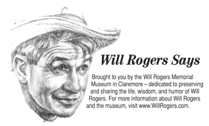 Will Rogers Say