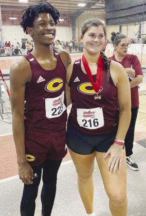 Clinton track off to hot start with two state titles
