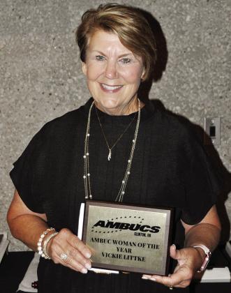 Vickie Littke, AMBUCS Woman of the Year Award.