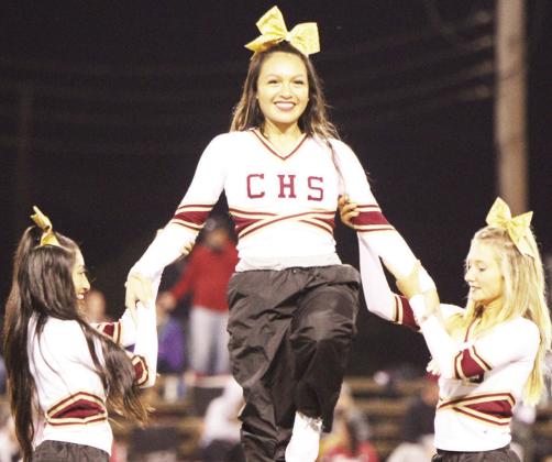 Clinton cheerleaders have spirit, yes they do