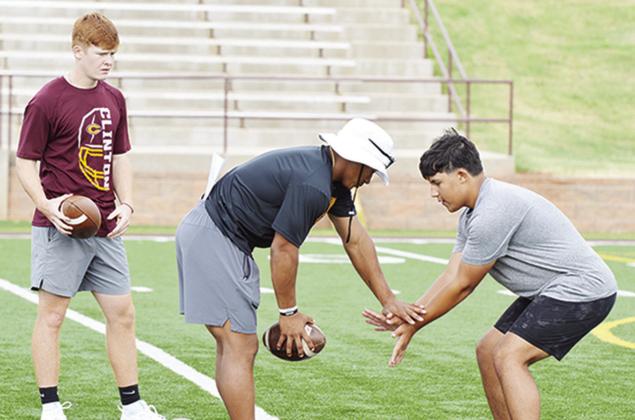 Red Tornadoes kickoff practice for new season