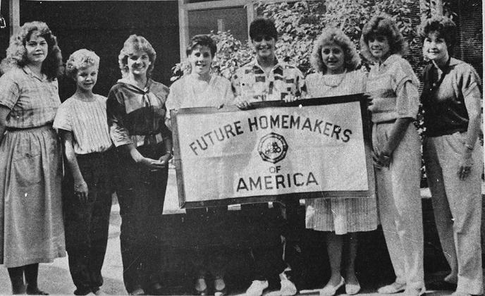 40 YEARS AGO New officers for the Clinton High School Future Homemakers of America club were elected. Pictured from left, were, Louise Terry, Cindy Sights, Marla Creswell, Bobbi Gietzen, Janae Ford, Benita Doughty, Misty Farris and Linda Turner.