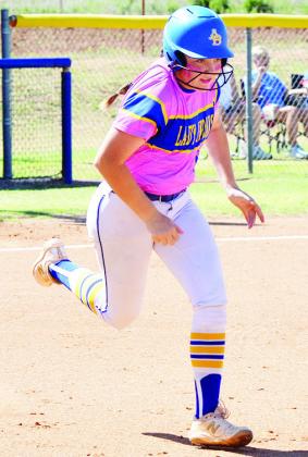 Lady Indians win first game of regional tourney