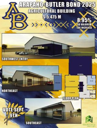 An architect’s rendering of the proposed new agricultural building at Arapaho-