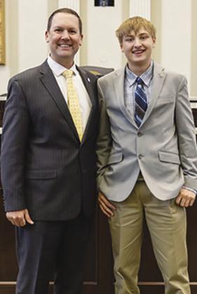 House Speaker Pro Tempore Anthony Moore and Lane Batterton