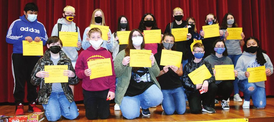 Seventh-graders make Principal’s Honor Roll