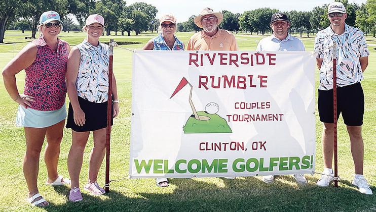 Over the weekend, Riverside Golf Course played host for the Riverside Rumble Golf Tournament. Pictured, from left, are the committee members, Ashley Kelley, Kassy Bonham, Jennifer Bonham, Conley Ernst, Austin Dupree and Trever Bonham. CDN | Courtesy photo