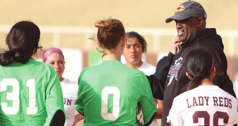 Clinton head coach Eugene Jefferson