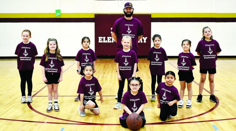 The Clinton Elementary girls’ Maroon Team