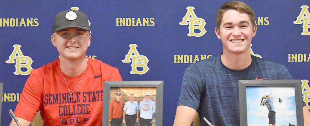 Carlisle, Griffith sign with Seminole State golf