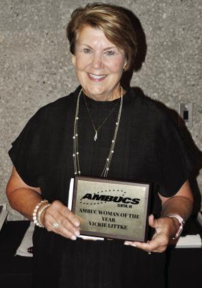 Vickie Littke, 2025 AMBUCS Woman of the Year Award.