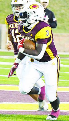 Toting the rock down the field