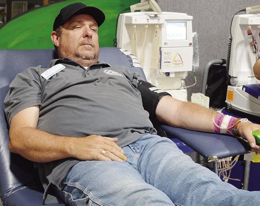 Donating blood