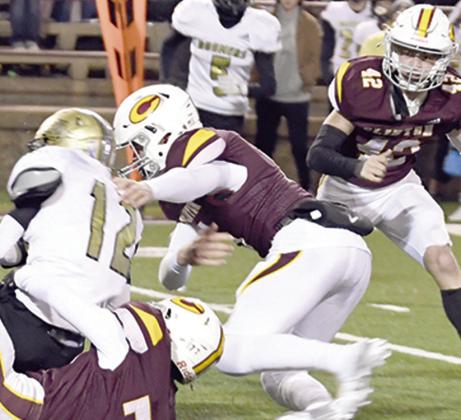Wrapped up and tackled