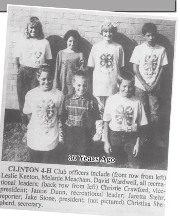 CLINTON’S HISTORY 10, 20 AND 30 YEARS AGO