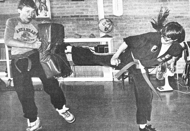 40 YEARS AGO Billy Doyal used a special cushion to absorb at least some of the force of the blow his brother-in-law Darmond Hunter delivered as Billy gave a presentation on one aspect of the Chinese culture to his sixth-grade classmates during Keith Drisc