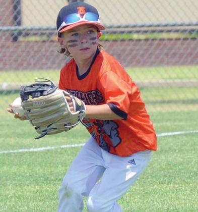 Throwing to first base