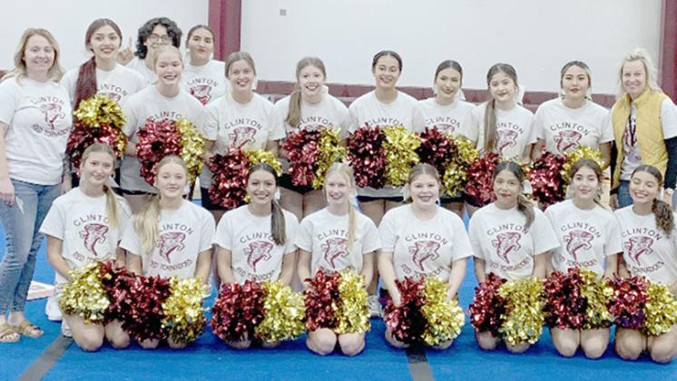Clinton Cheer prepares for Gameday