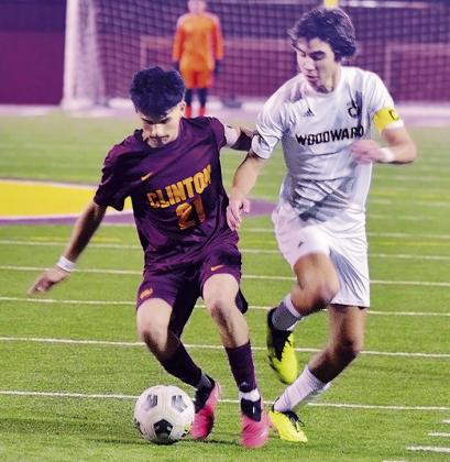 Clinton Reds soccer clinches district