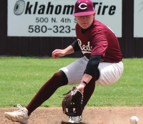 Clinton baseball loses at home against Elk