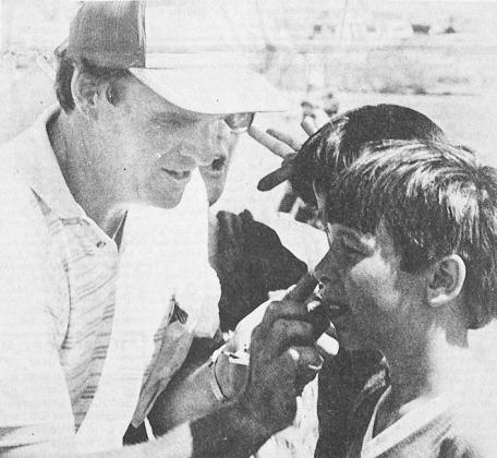 40 YEARS AGO Win or lose, any state tournament is a time to have fun. Clinton’s two teams that competed in the state soccer tournament at Tulsa had a lot of fun. Scott Dotter, team sponsor for the Under-12 Red Tornadoes, daubed lampblack onto the cheeks