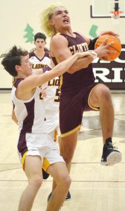 Powell fights through foul