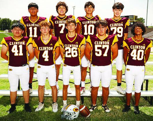 The sophomore class for the Red Tornadoes include, front from left, Hector Hernandez, Zaryk Baker, Snider Dowdell, Eli Anderson, and Zay Walker; back, Jordan Rhoades, Easten Powell, JJ Ruiz and Benton Bridgeman. Not pictured is Nathan Rodriguez. CDN | Ste