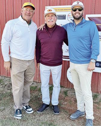 The winning team of the A Flight of the tournament consisted of, from left, Junior Simon, Floyd Simon Jr., and Clinton Simon. CDN | Courtesy photo