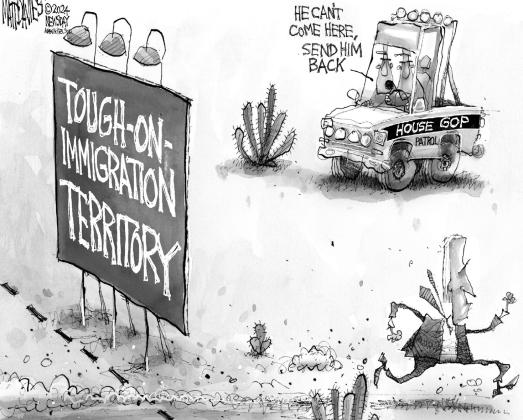 Growing Latino support for border