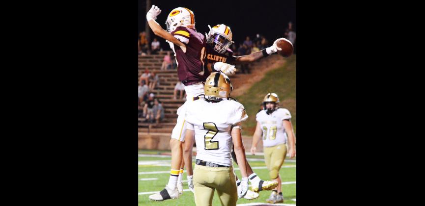 A.T. Bryson and Ty Newcomb Celebrate