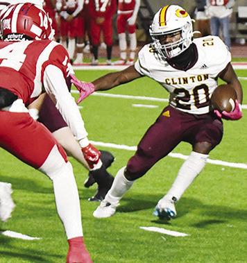 No. 20 Kyn’Tavion Hill cuts to get around a Cache defender in the loss Friday to the Bulldogs.