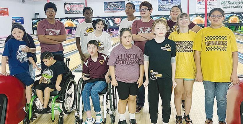 The Clinton Red Tornadoes Special Olympics team