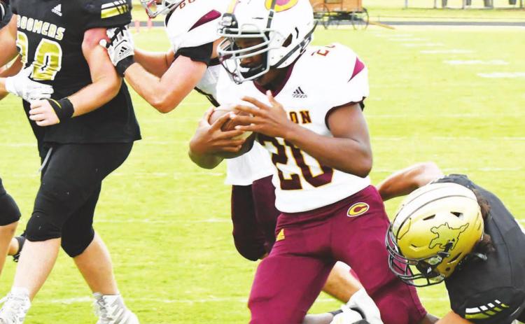 Hill scores first varsity TD